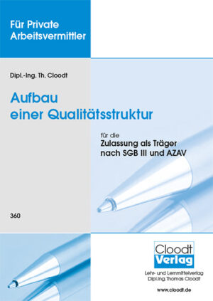 AZAV-Musterhandbuch für Private Arbeitsvermittler (PAV) (360)